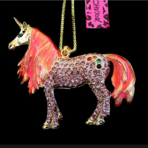 Betsey Johnson Jewelry - NWT Betsey Johnson Unicorn Pendant Necklace